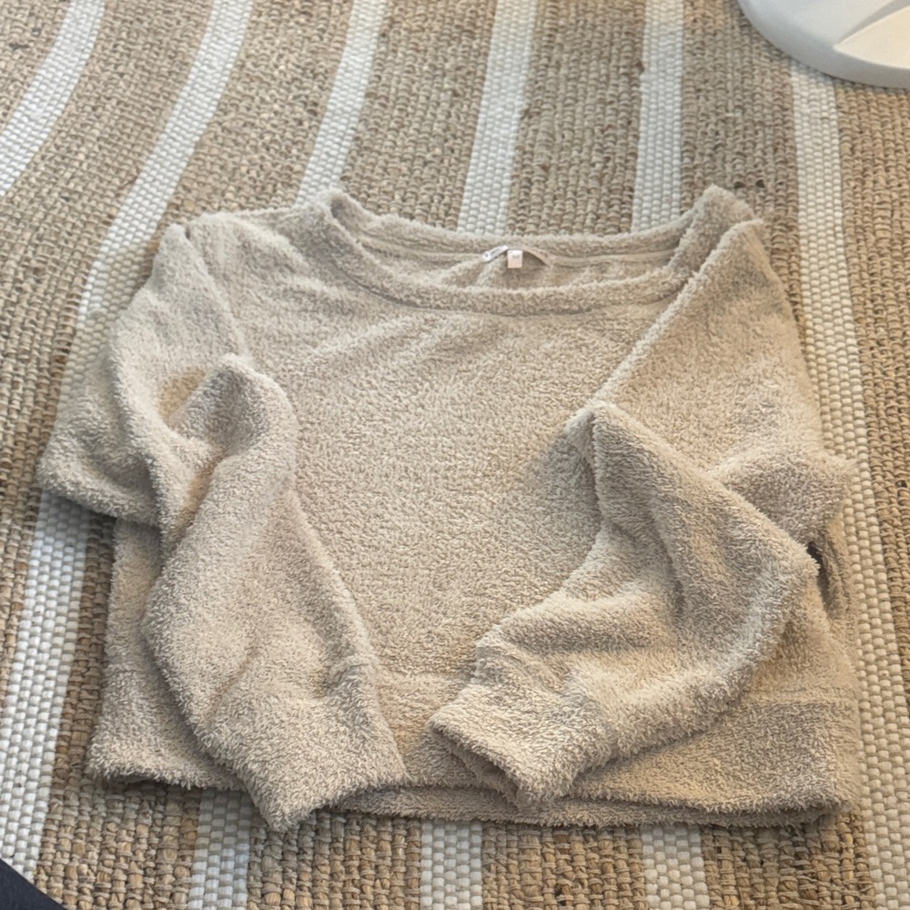 Sincerely Jules Soft Beige Crew Neck Sweater